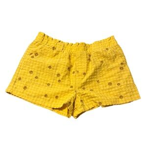 Time and Tru High Rise Paperbag Pull On Seersucker Shorts